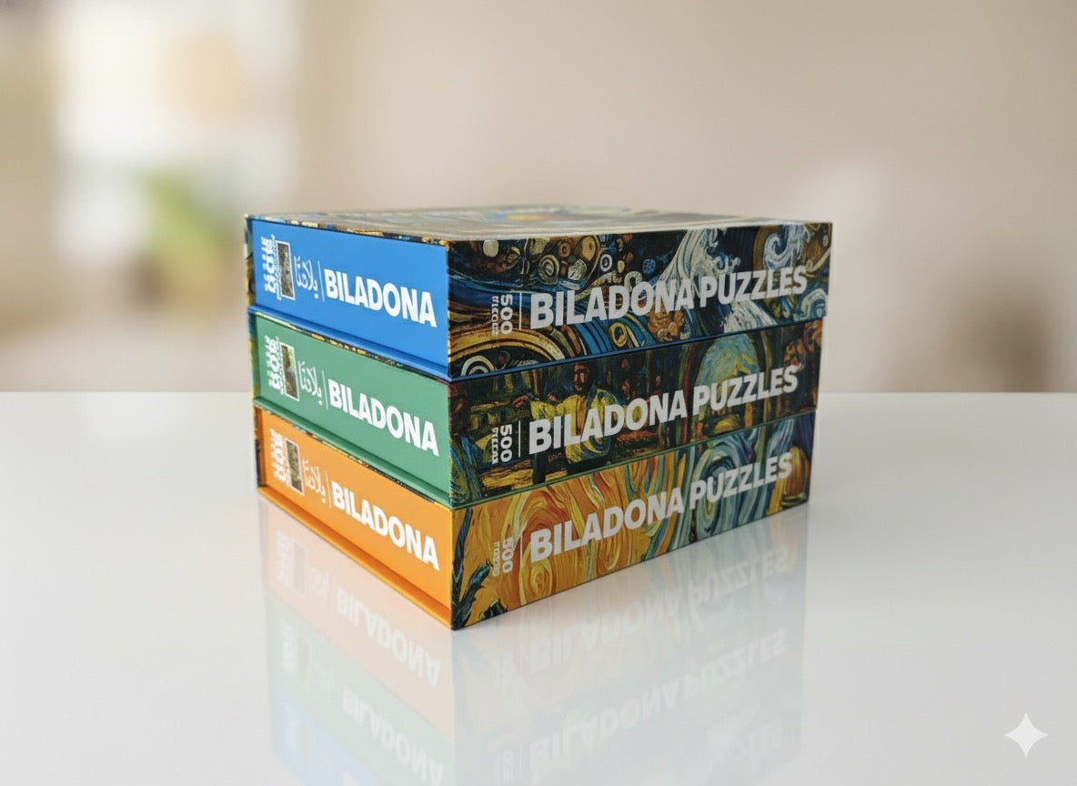 Biladona Cultural Art Puzzle Collection – Andalus • Jerusalem • Ottoman (3×500 Piece Set)
